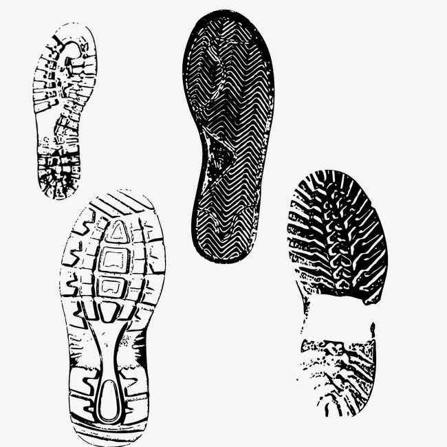 Отпечаток обуви рисунок