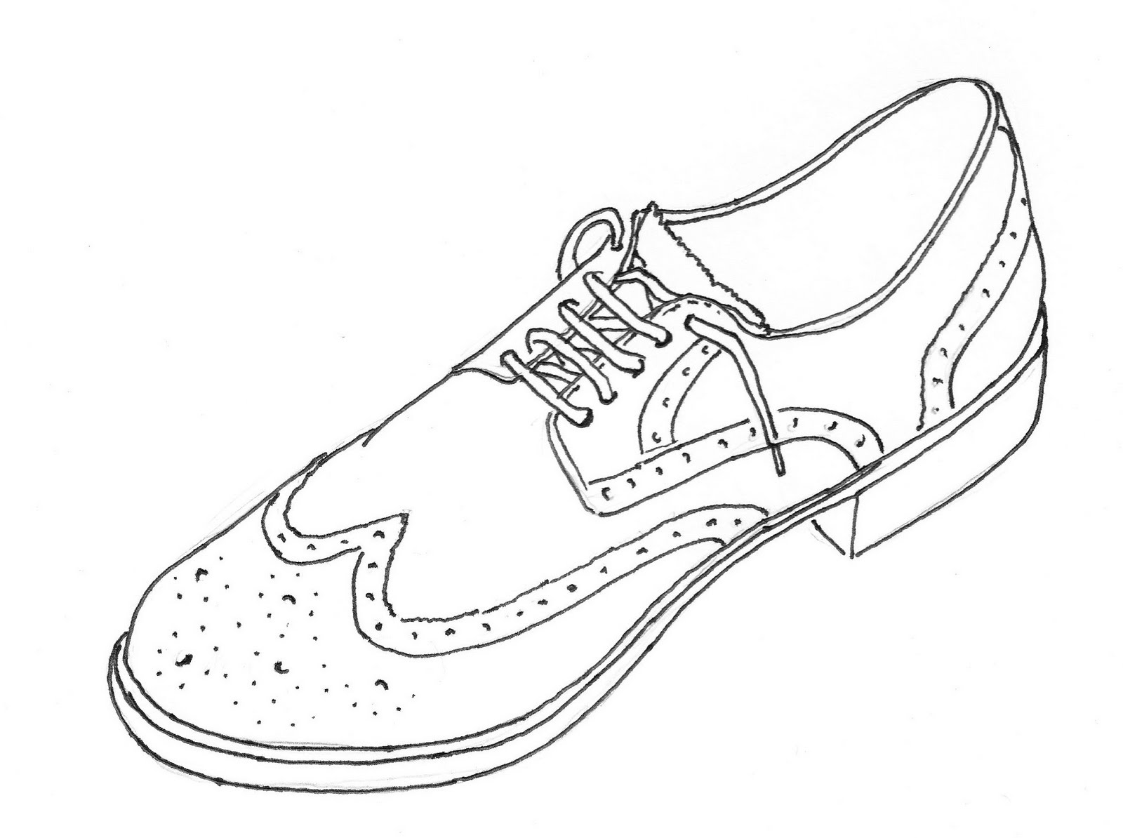 Shoes Line Drawing at GetDrawings Free download