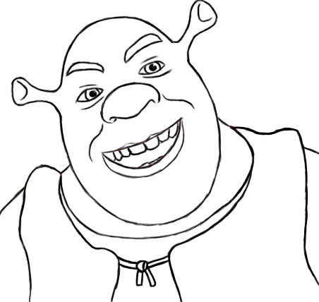 Shrek Drawing