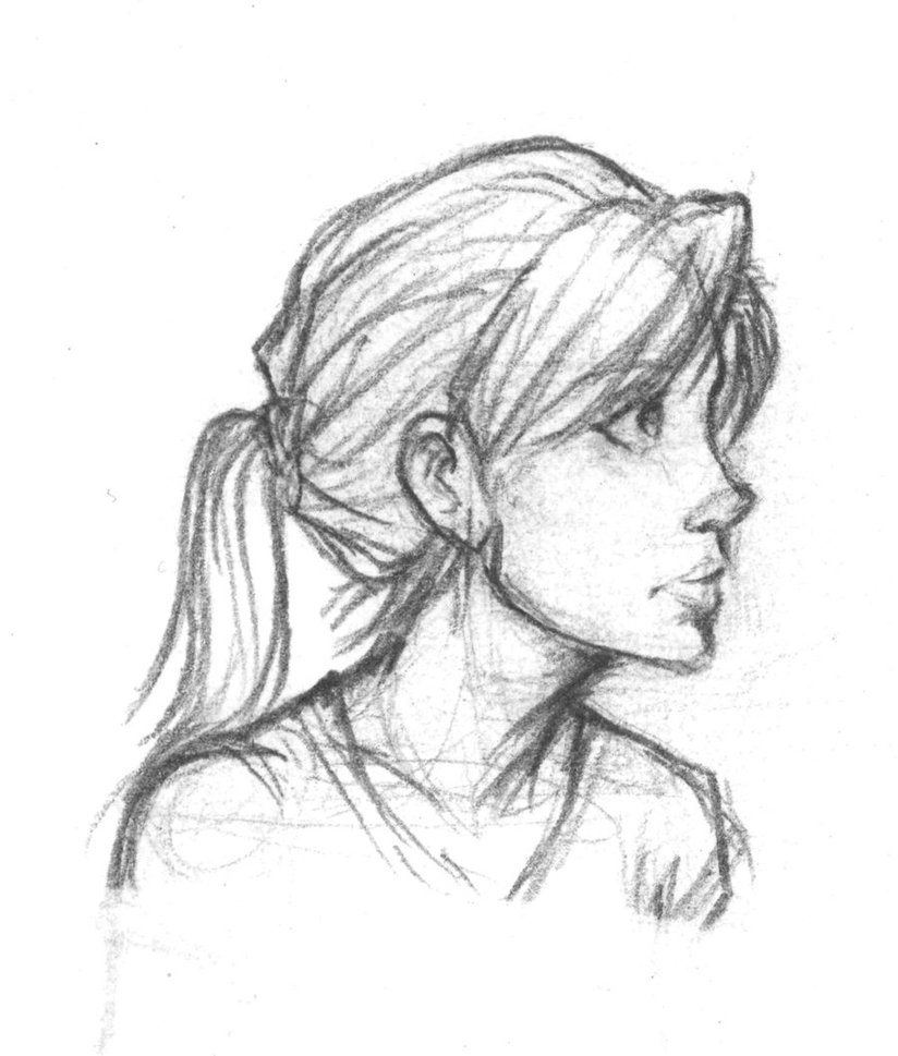 Side Portrait Drawing at GetDrawings | Free download