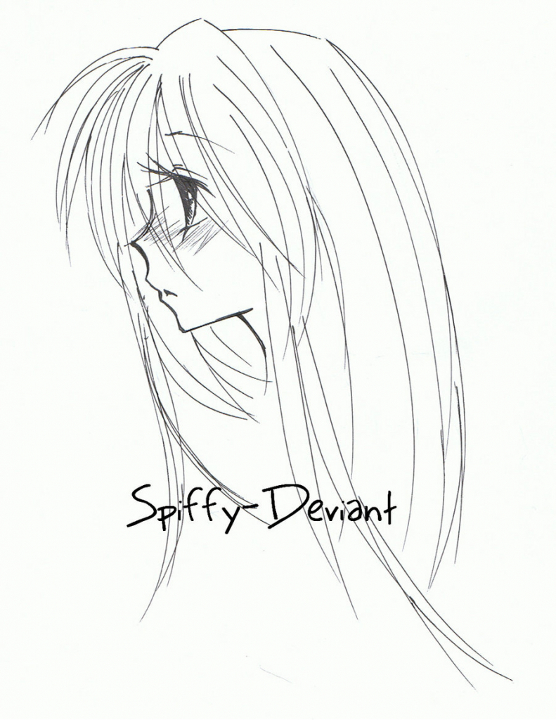30+ Top Para Long Hair Anime Girl Side View - Frank and Cloody