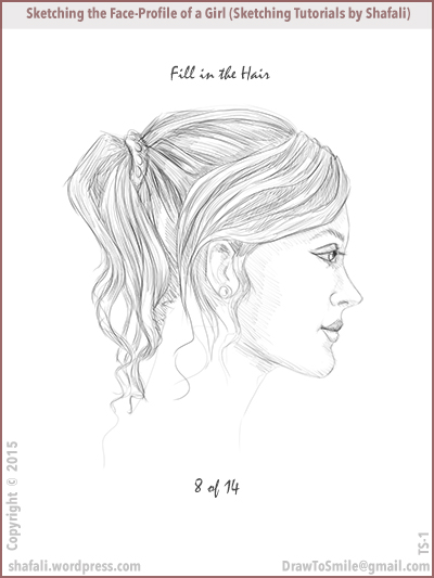 Side Profile Face Woman Drawing at GetDrawings | Free download