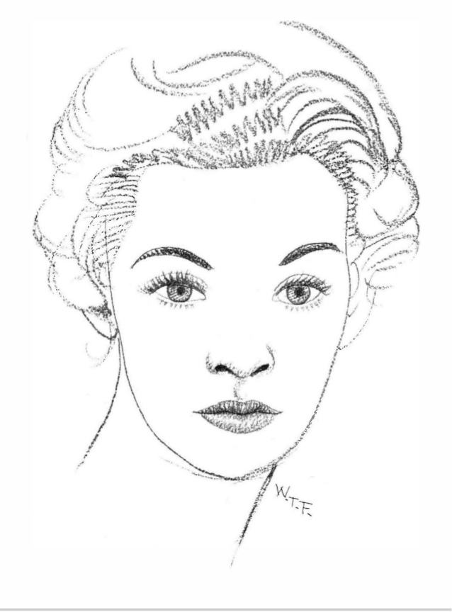 Side Profile Face Woman Drawing at GetDrawings | Free download