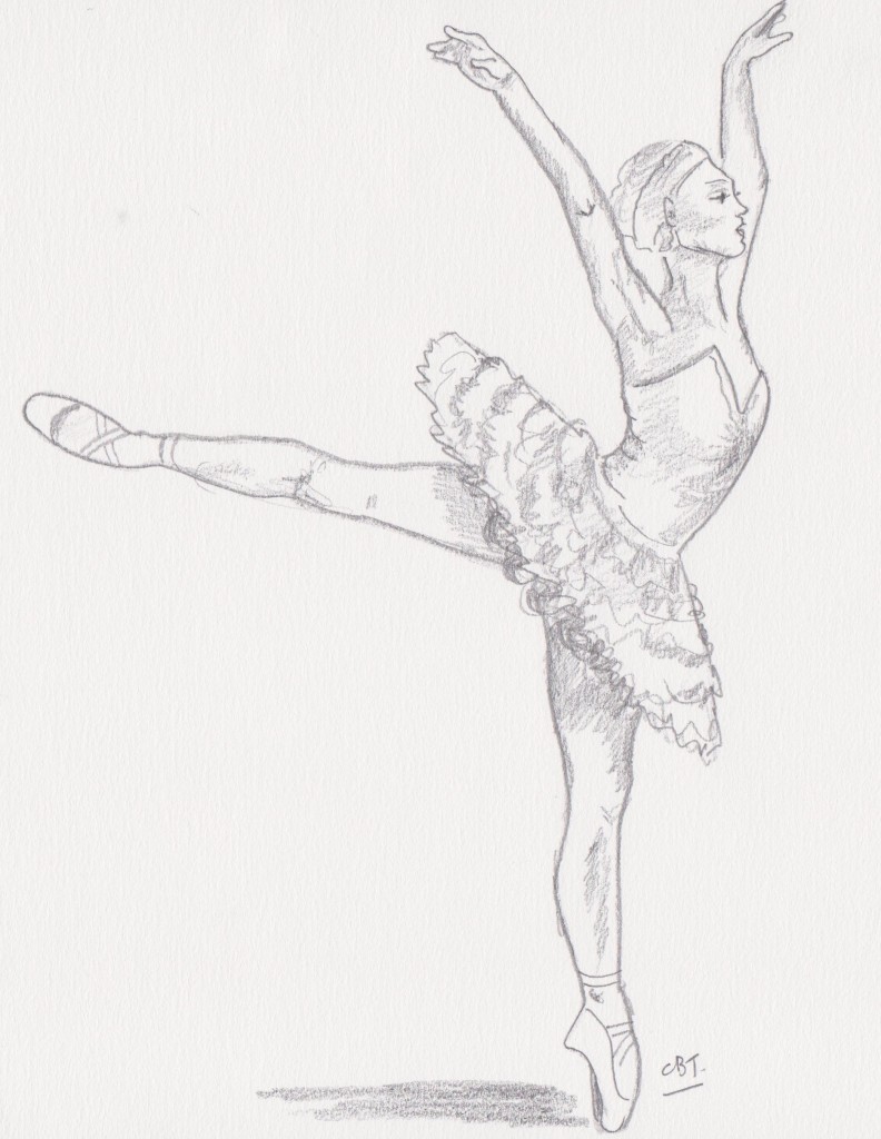 Simple Ballerina Drawing at GetDrawings | Free download