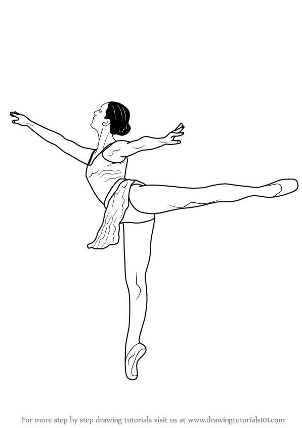 Simple Ballerina Drawing at GetDrawings | Free download