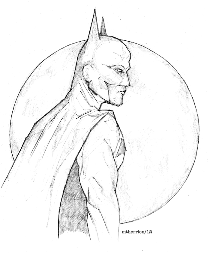 Simple Batman Drawing at GetDrawings Free download