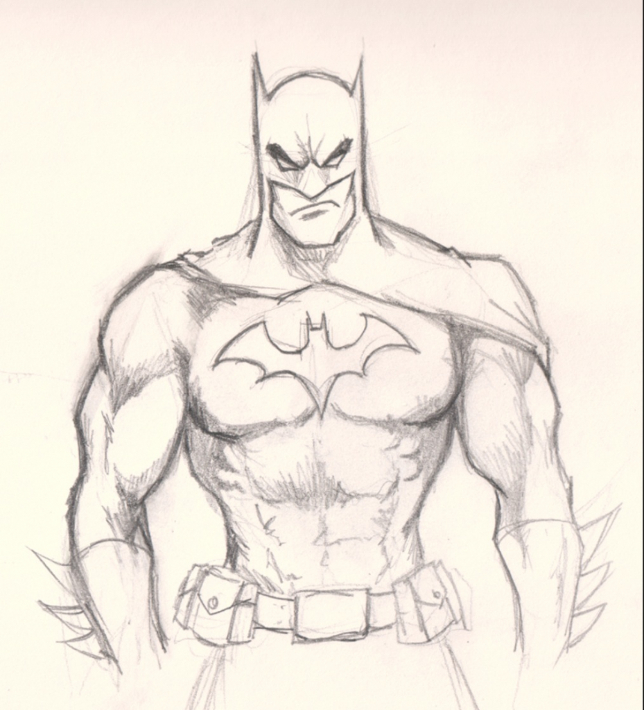 Simple Batman Drawing at GetDrawings | Free download