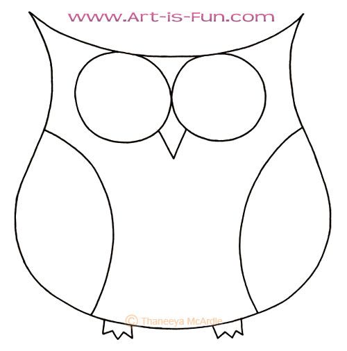 Simple Cute Owl Drawing at GetDrawings | Free download