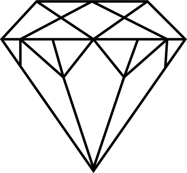 Simple Diamond Drawing at GetDrawings Free download