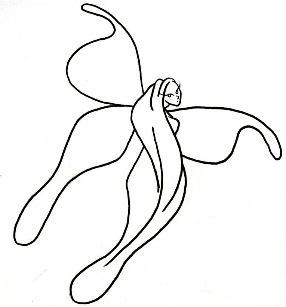 Simple Fairy Drawing at GetDrawings | Free download