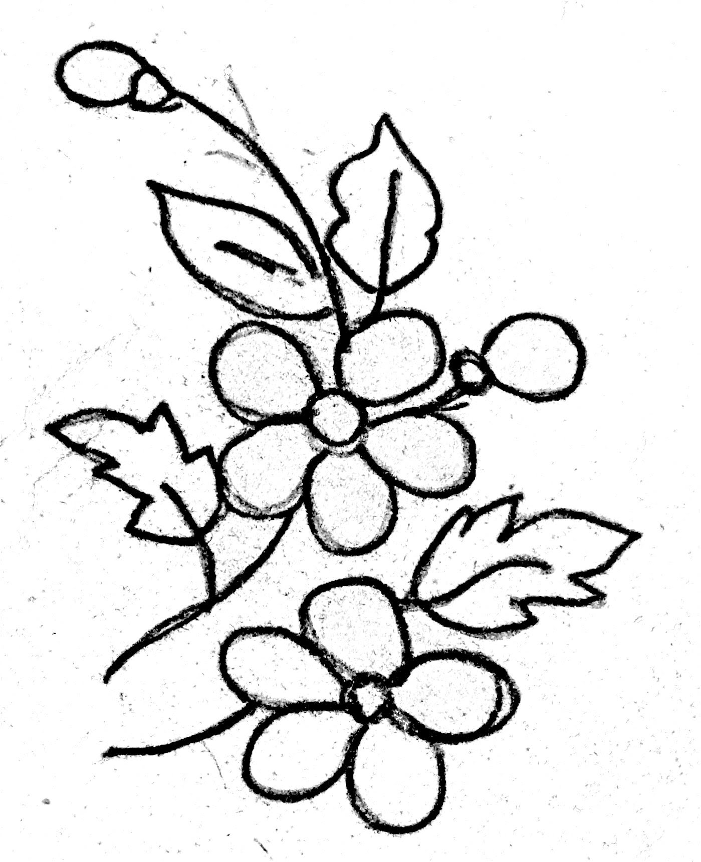 Simple Floral Designs For Drawing at GetDrawings Free download