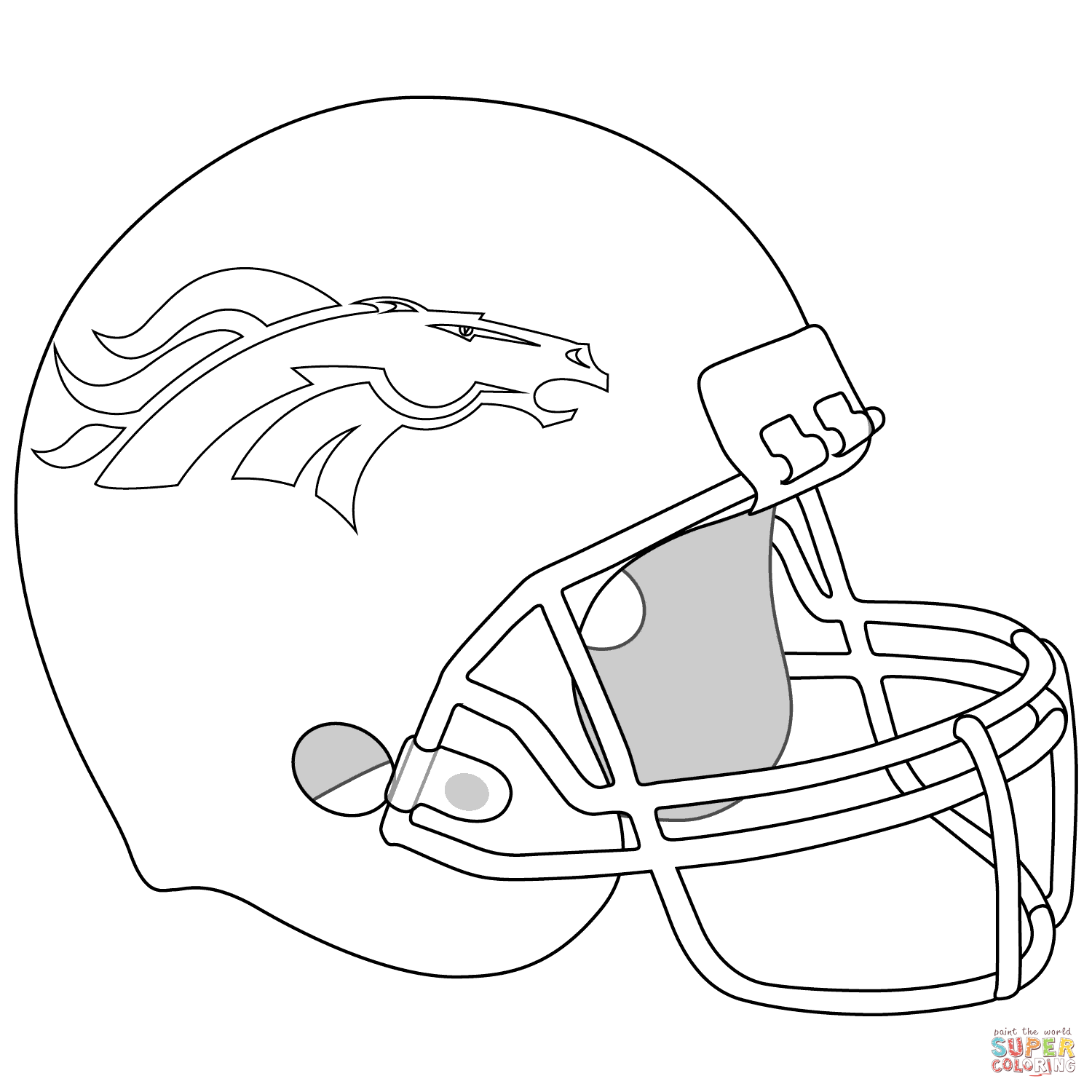 Simple Football Helmet Drawing At Getdrawings | Free Download