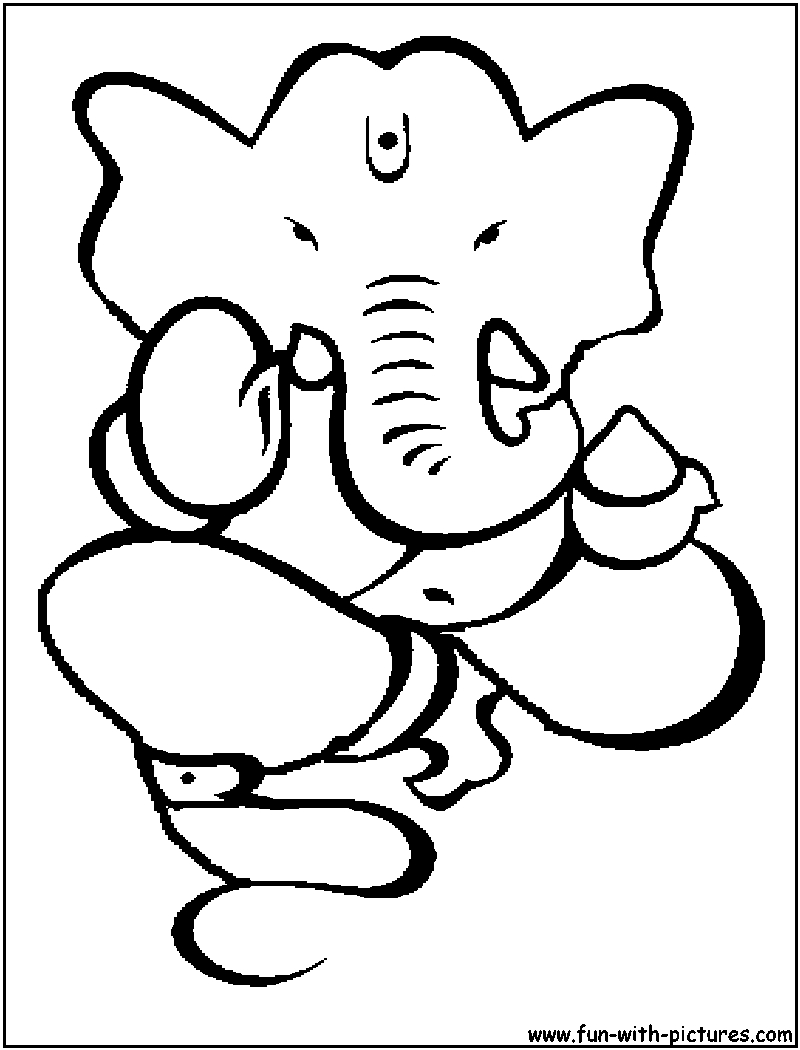 Simple Ganesha Drawing at GetDrawings | Free download