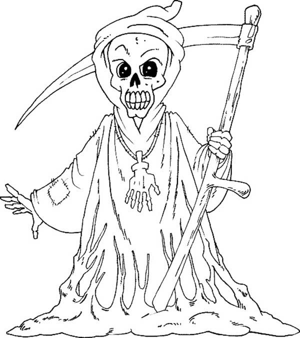 Simple Grim Reaper Drawing at GetDrawings | Free download