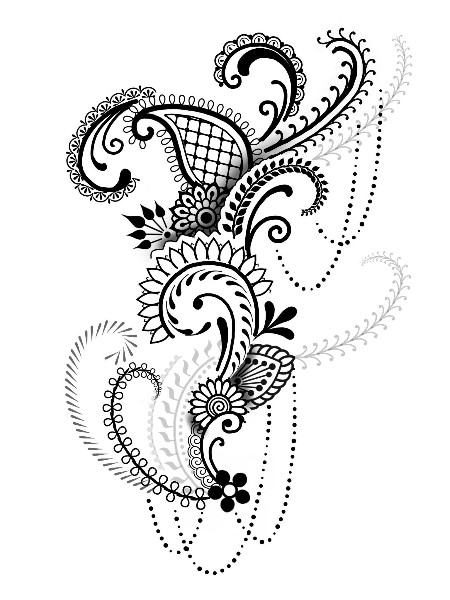 Simple Henna Drawing at GetDrawings Free download