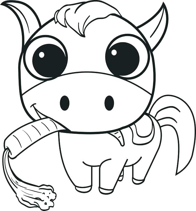 Simple Horse Head Drawing at GetDrawings | Free download