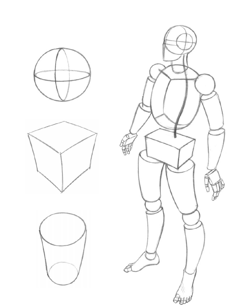 Simple Human Figure Drawing at GetDrawings Free download