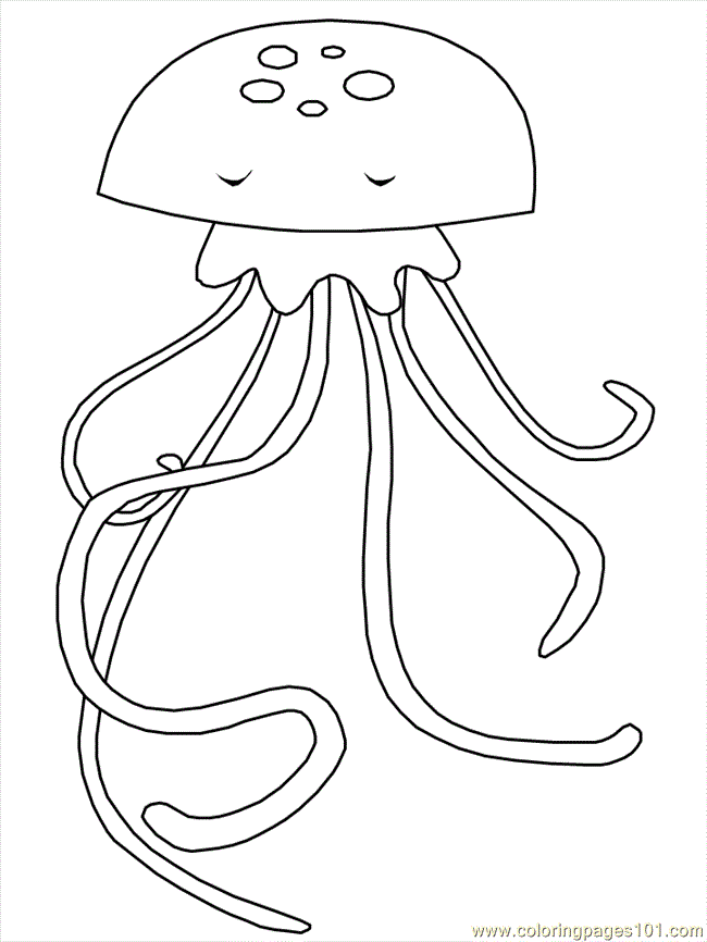 Simple Jellyfish Drawing at GetDrawings.com | Free for ...