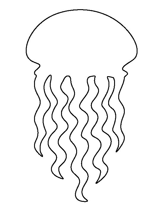 Simple Jellyfish Drawing at GetDrawings Free download