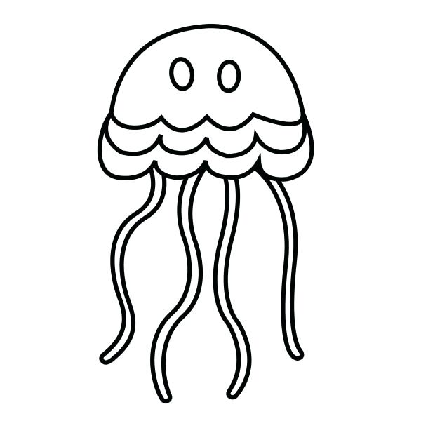 10+ Easy Drawings Jellyfish Images | basnami
