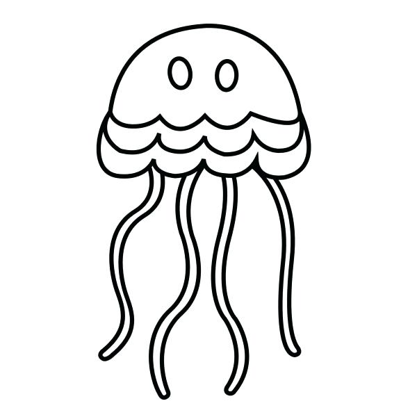 10+ Easy Drawings Jellyfish Images basnami