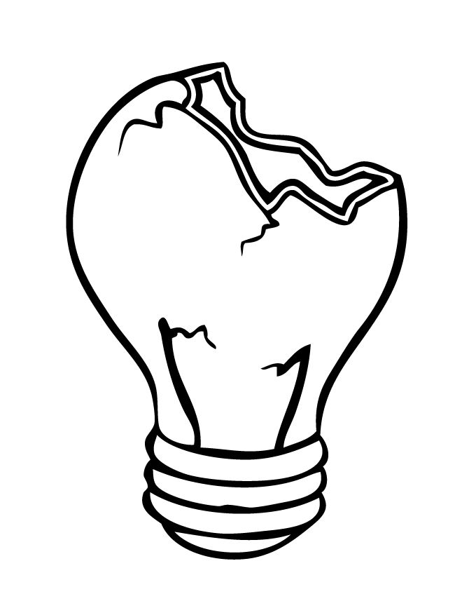 Christmas Light Bulb Silhouette at GetDrawings | Free download