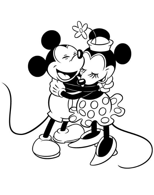 Simple Minnie Mouse Drawing at GetDrawings | Free download