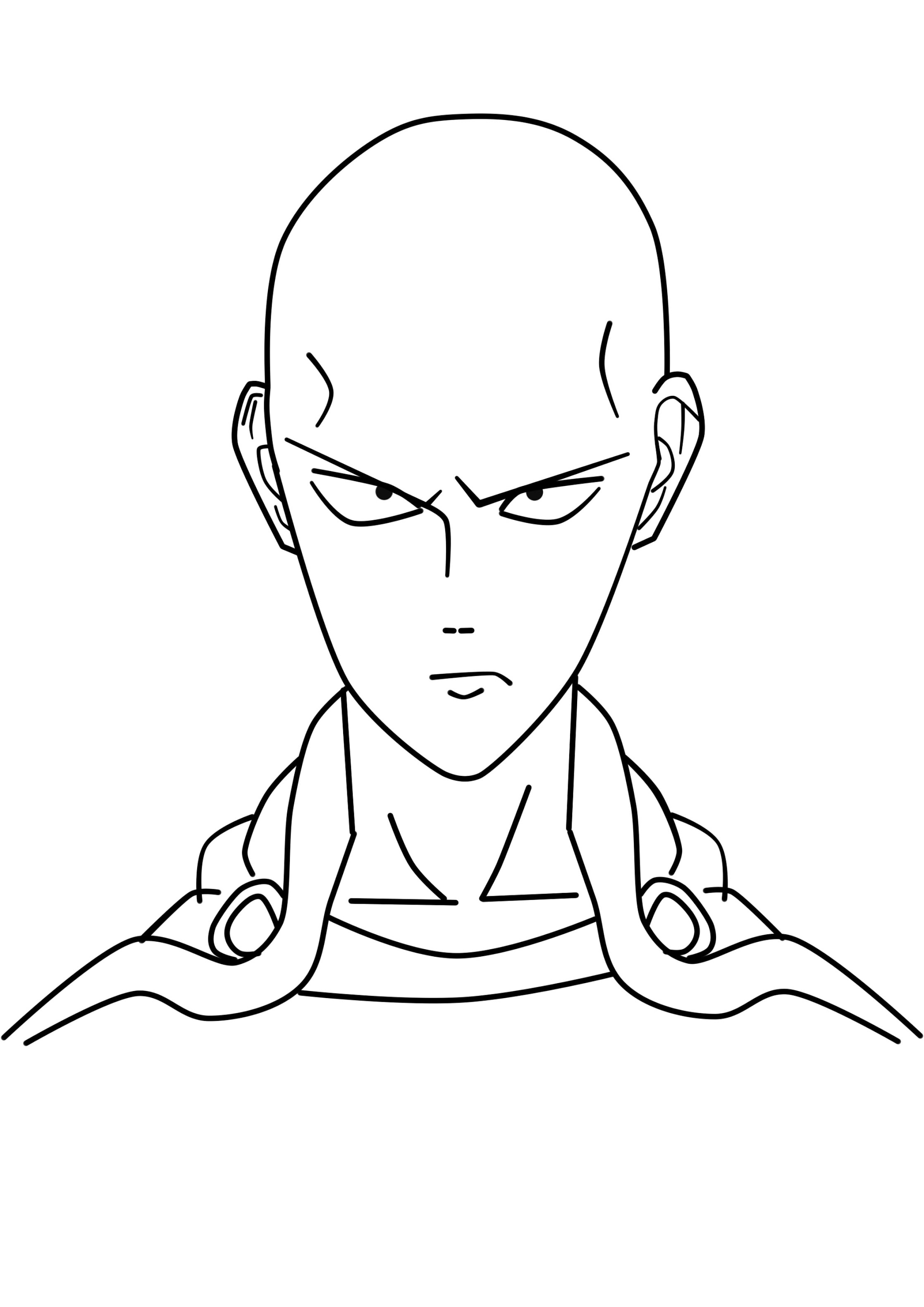 The best free Saitama drawing images. Download from 31 free drawings of