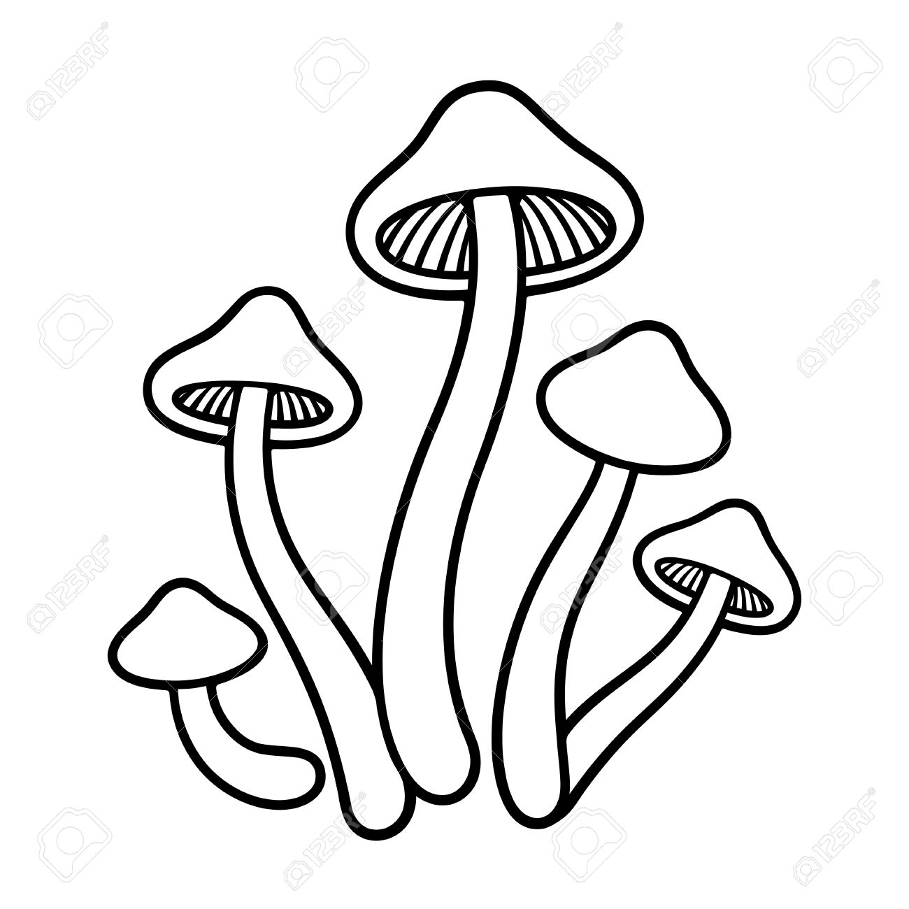 Simple Mushroom Drawing at GetDrawings Free download