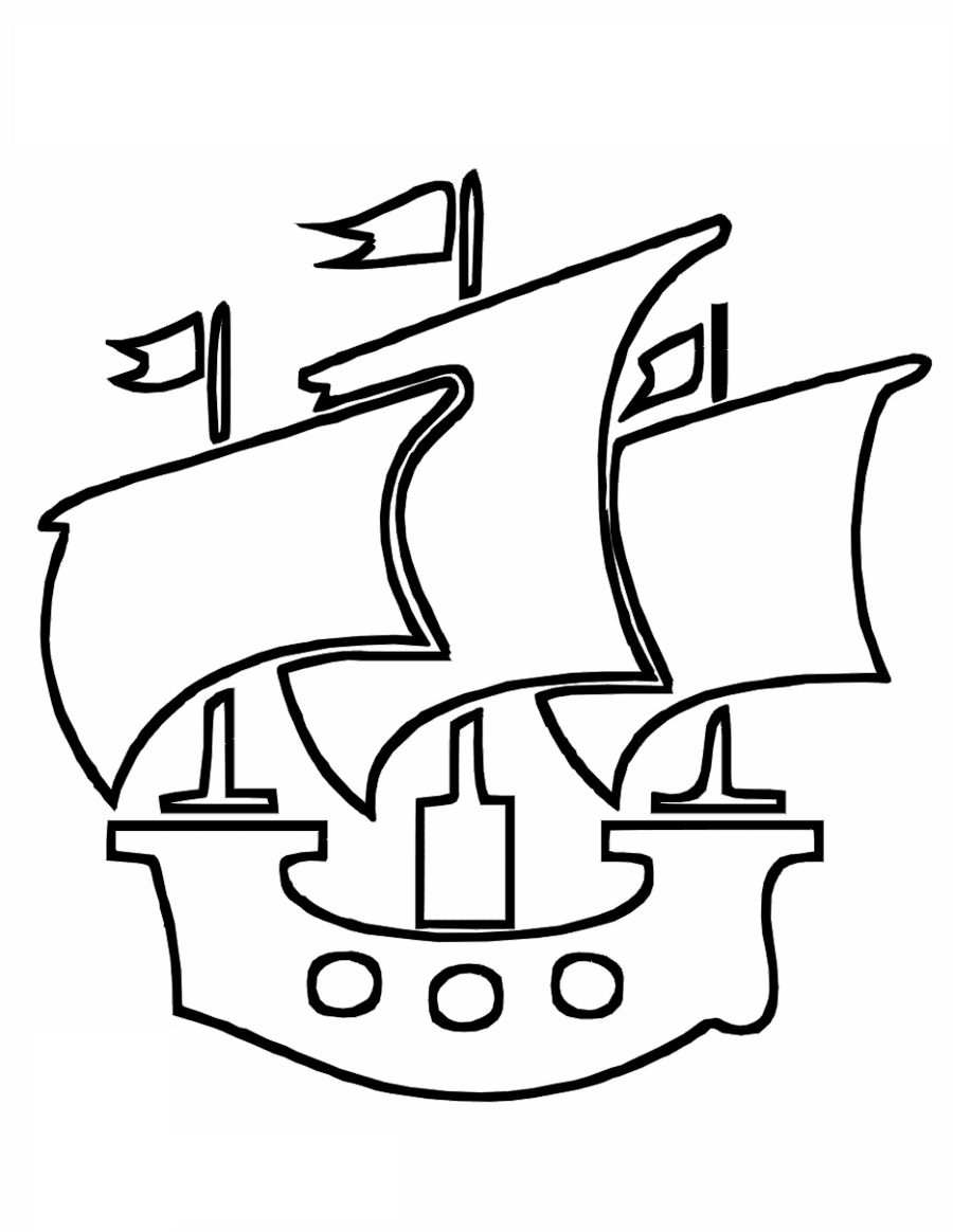 Simple Pirate Ship Drawing at GetDrawings Free download