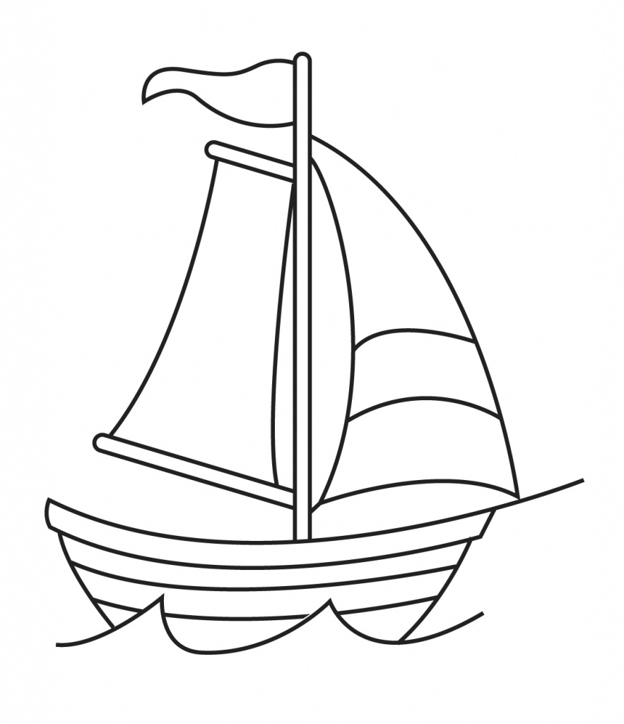 Simple Pirate Ship Drawing at GetDrawings Free download