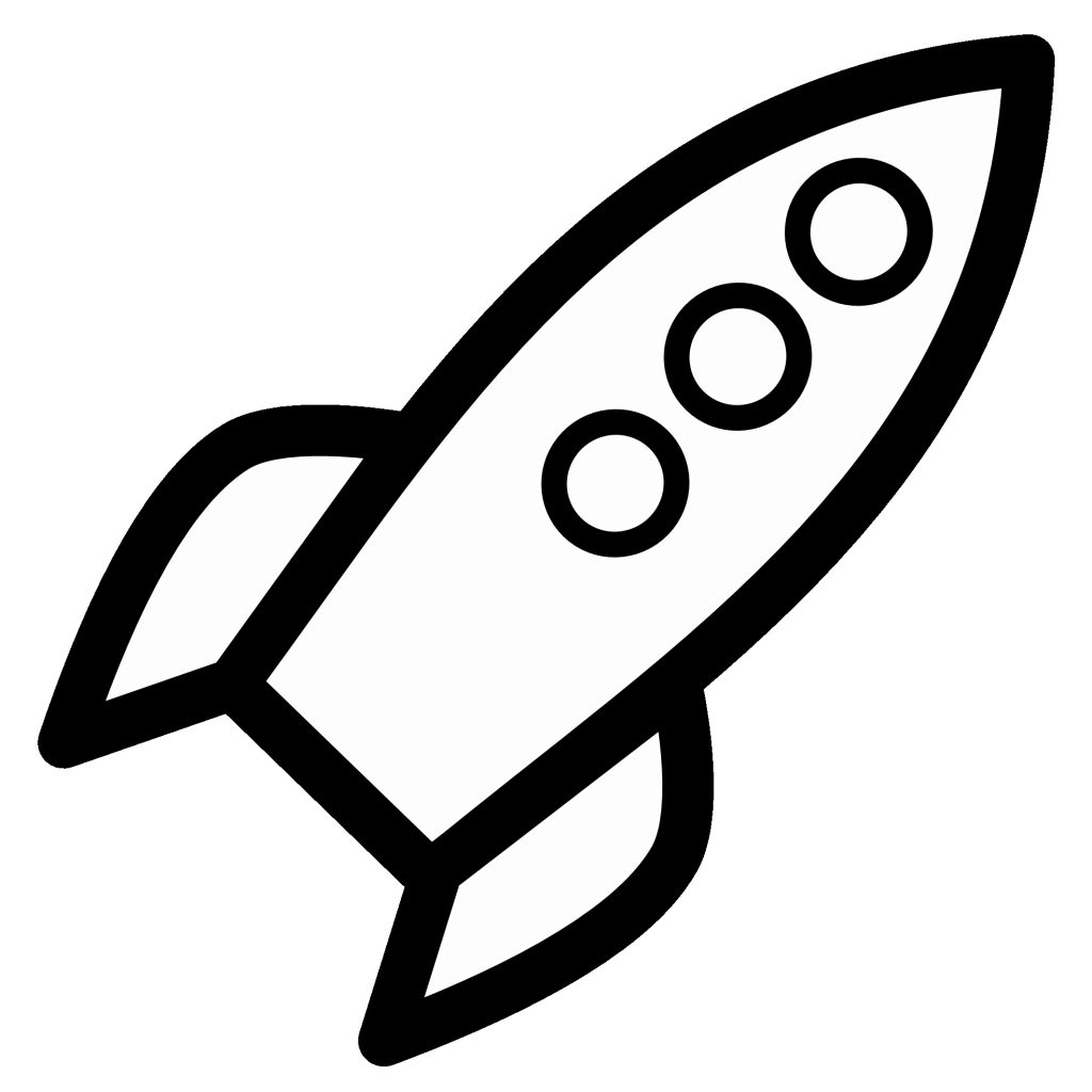 rocketship drawing