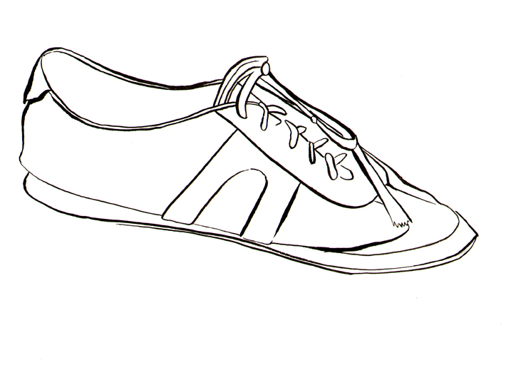 Simple Shoe Drawing at GetDrawings | Free download