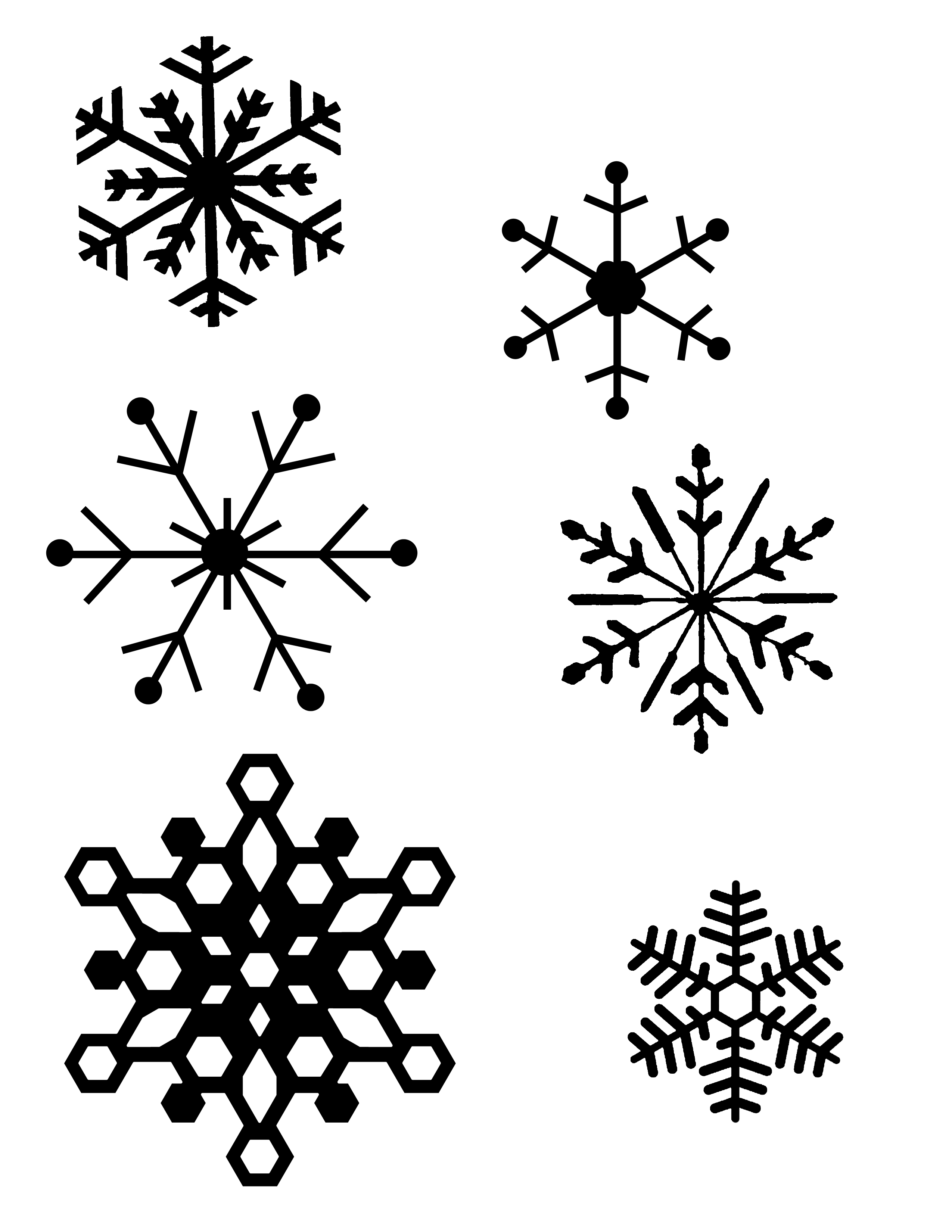 Simple Snowflake Drawing at GetDrawings Free download