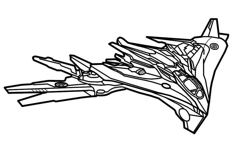 Simple Spaceship Drawing at GetDrawings | Free download