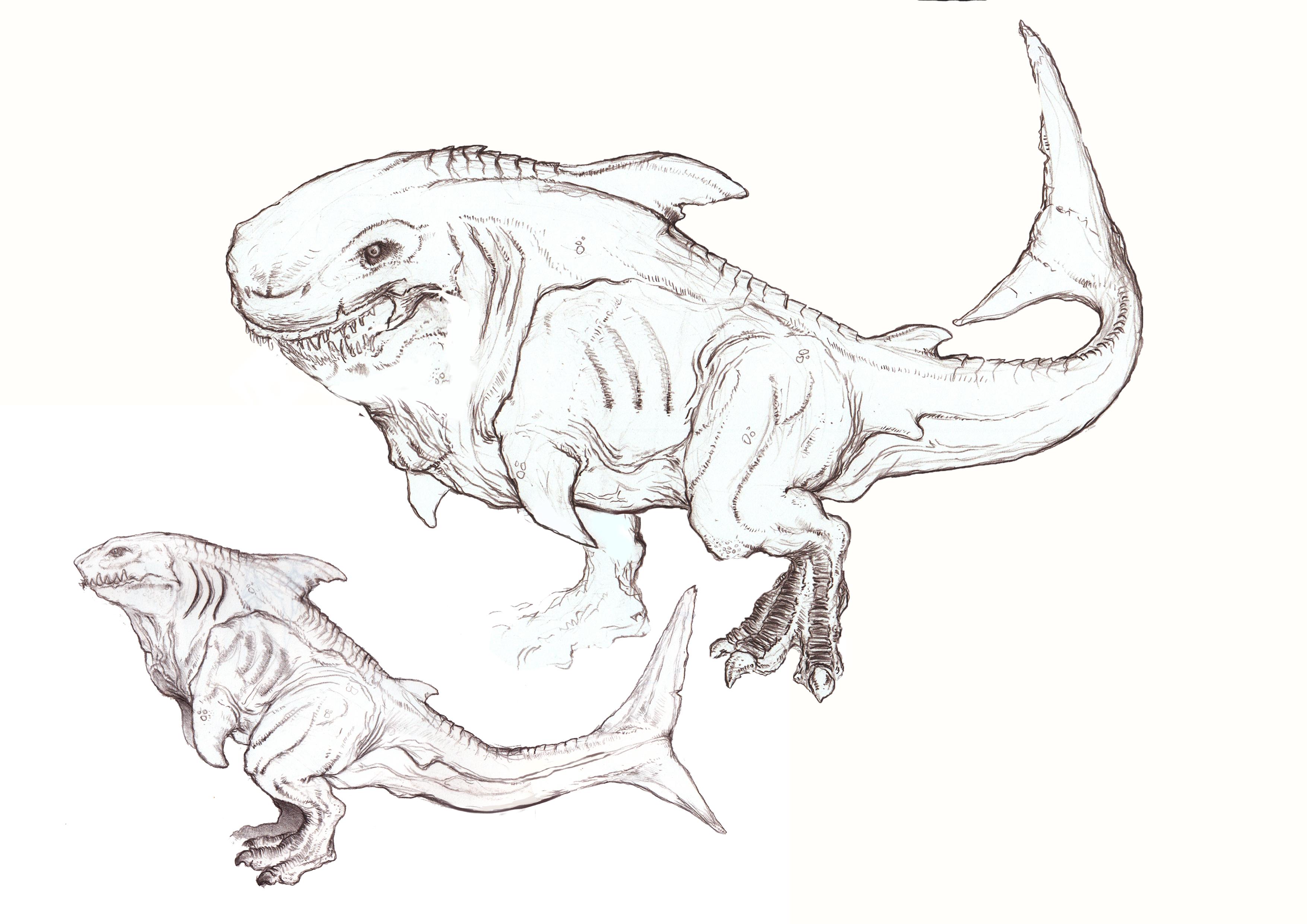 Вастатозавр рекс раскраска