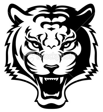 Simple Tiger Face Drawing at GetDrawings | Free download