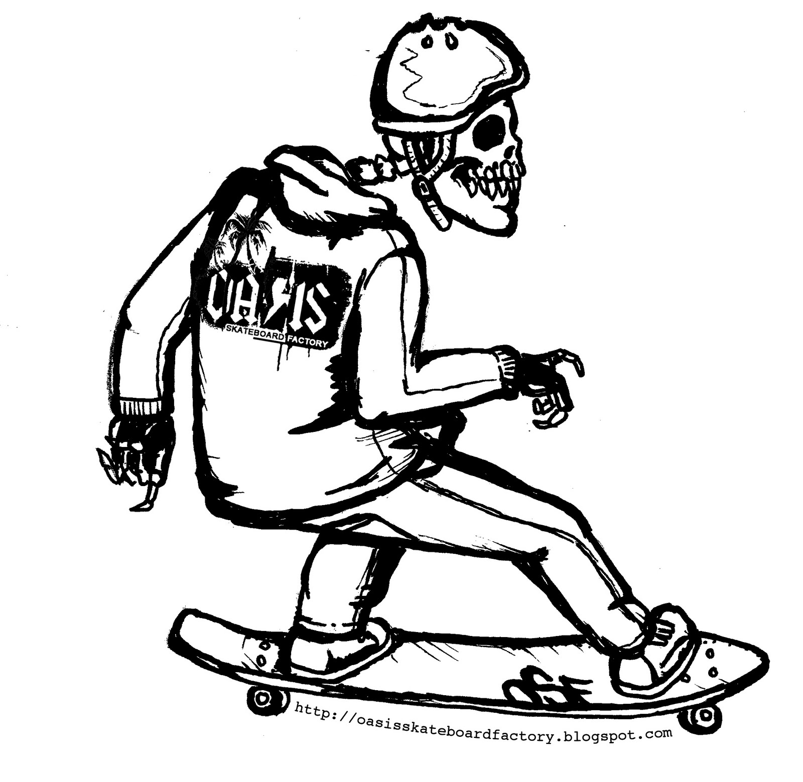 Skateboard Drawing at GetDrawings | Free download