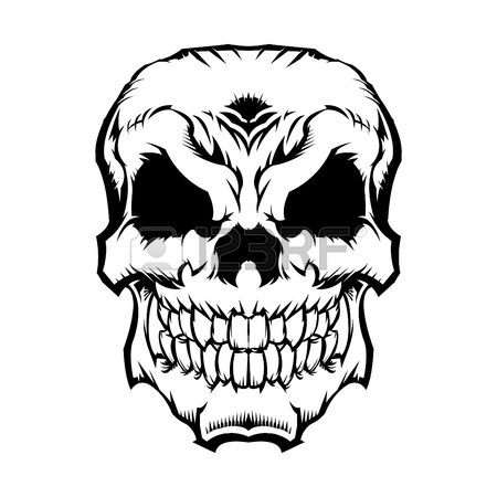 Skeleton Skull Drawing at GetDrawings | Free download