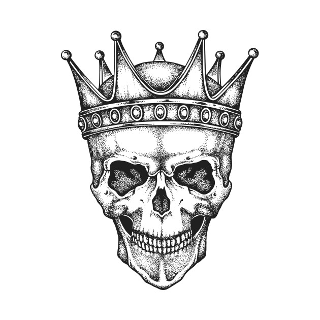 630x630 King Skull In A Crown