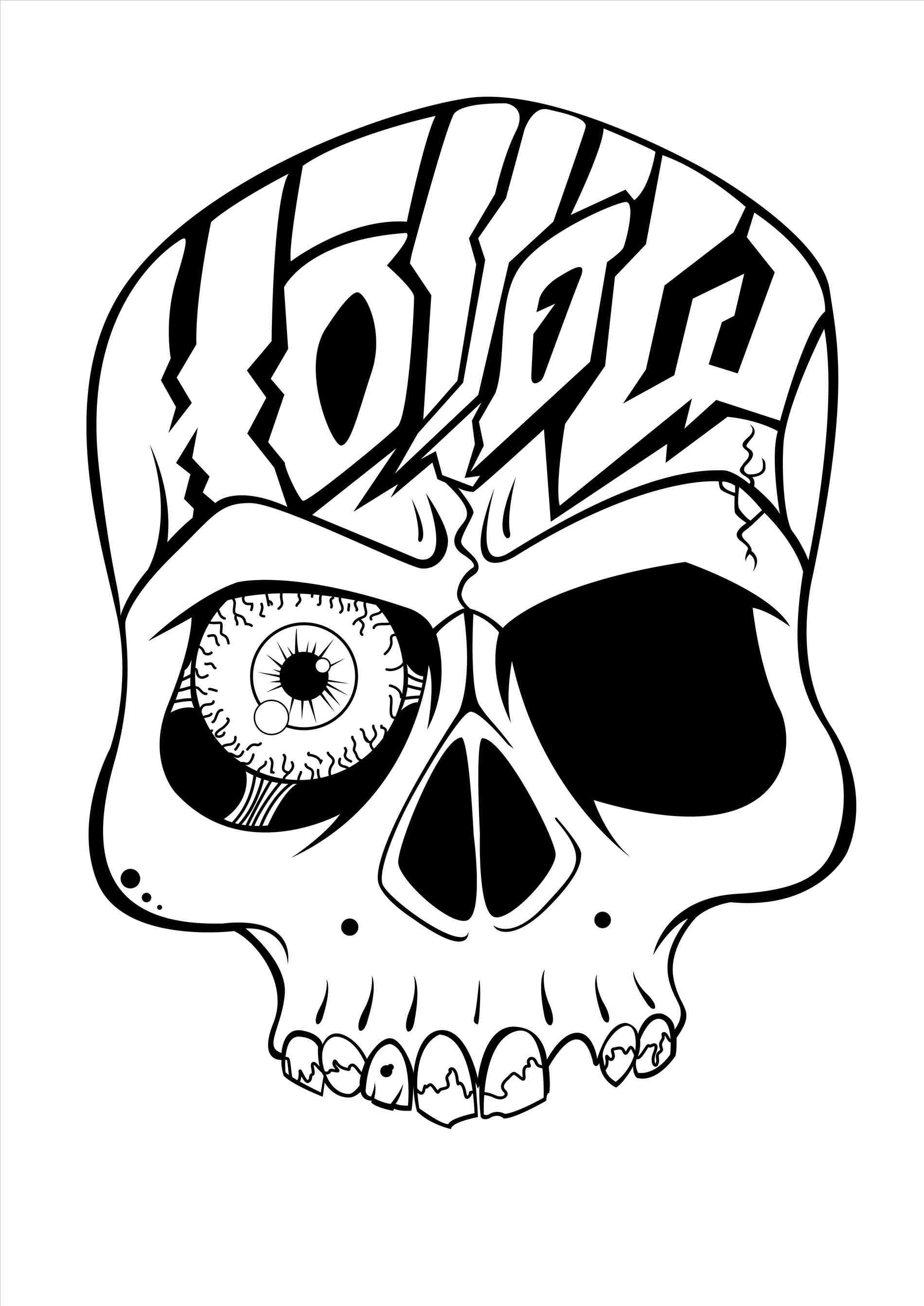 Skull Drawing Easy at GetDrawings Free download