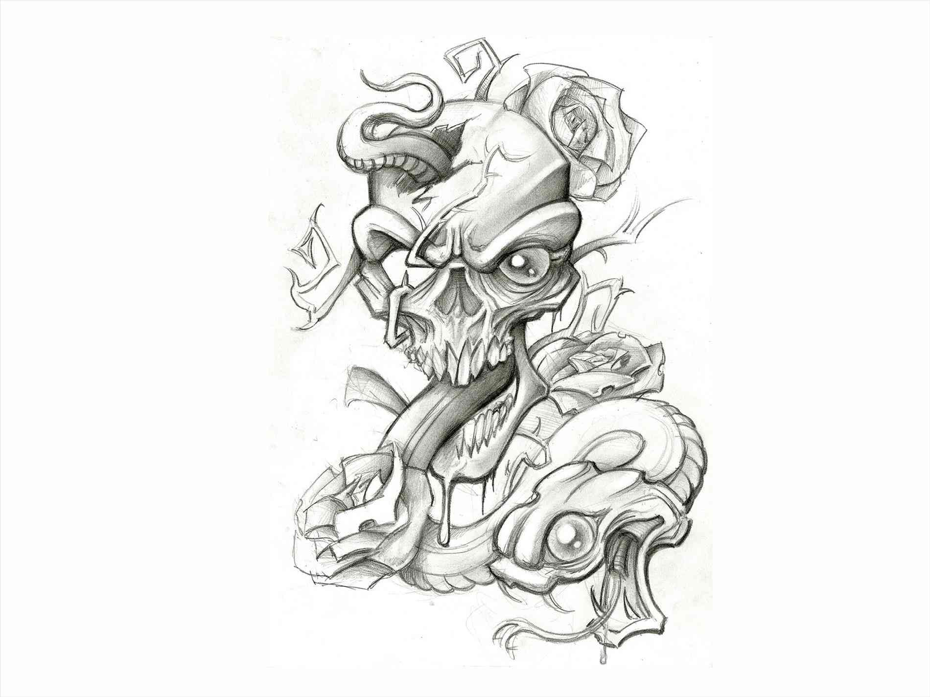 Skull Roses Drawing At Getdrawings Free Download 