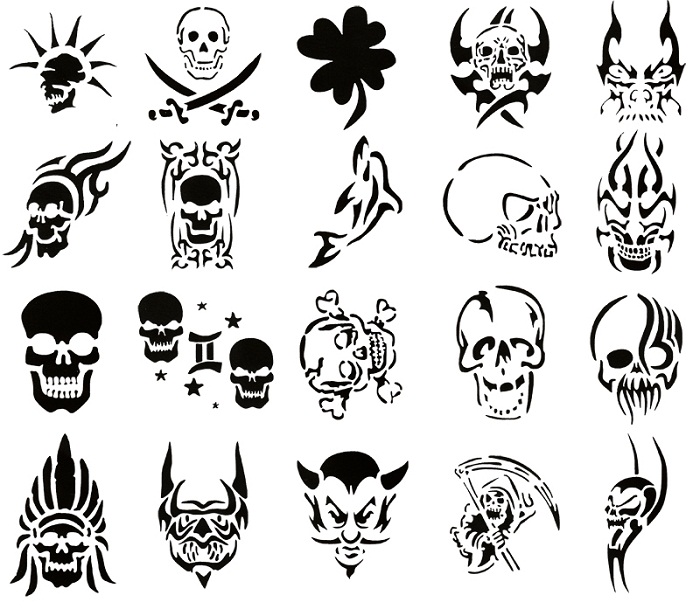 Featured image of post Skull Easy Outline Tattoo Drawings