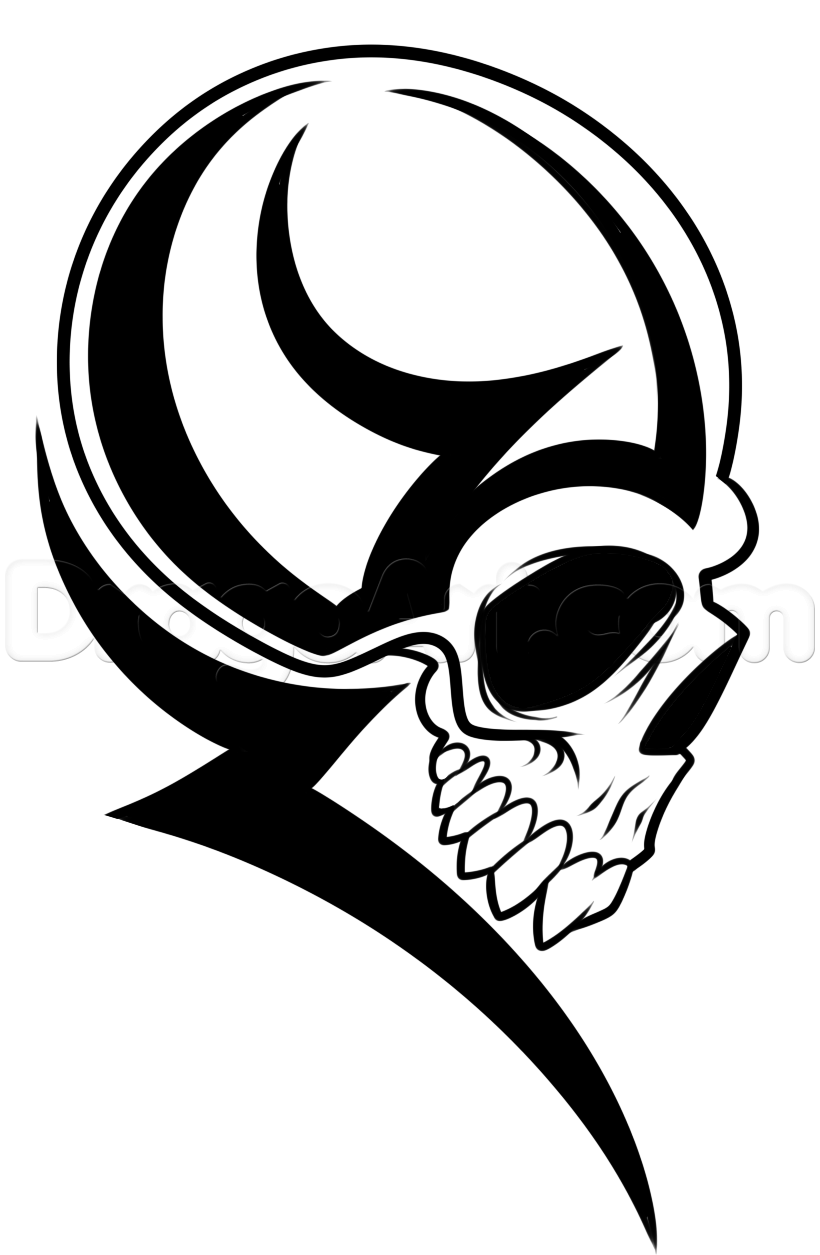 Skulls Easy Drawing at GetDrawings Free download