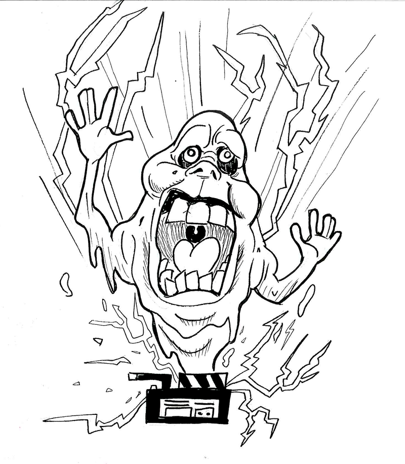 Slimer Coloring Pages Printable Coloring Pages