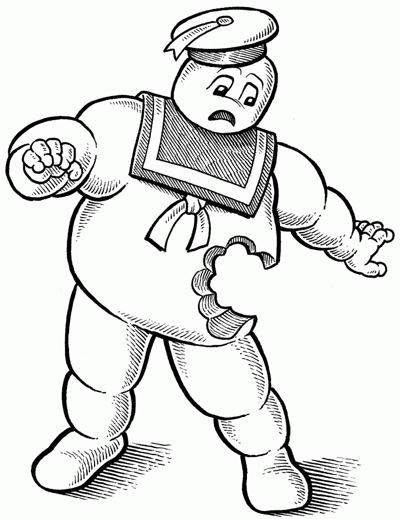Ghostbusters Slimer Coloring Page Coloring Pages