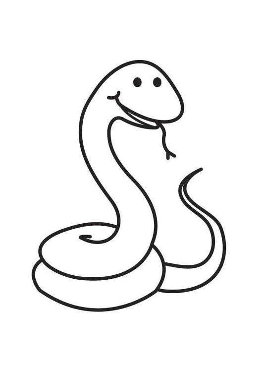 Snake Line Drawing at GetDrawings | Free download