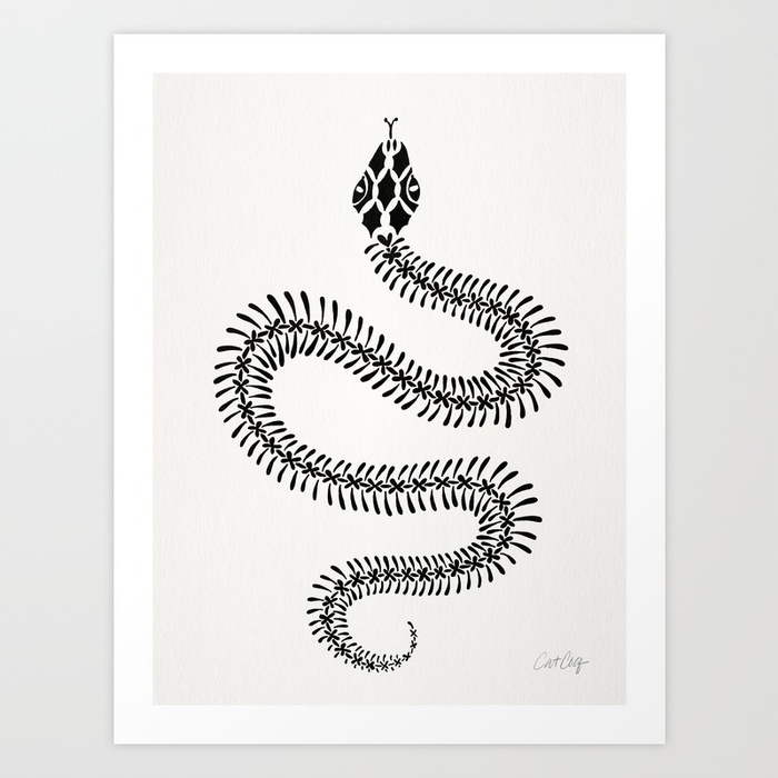 Snake Skeleton Drawing at GetDrawings | Free download