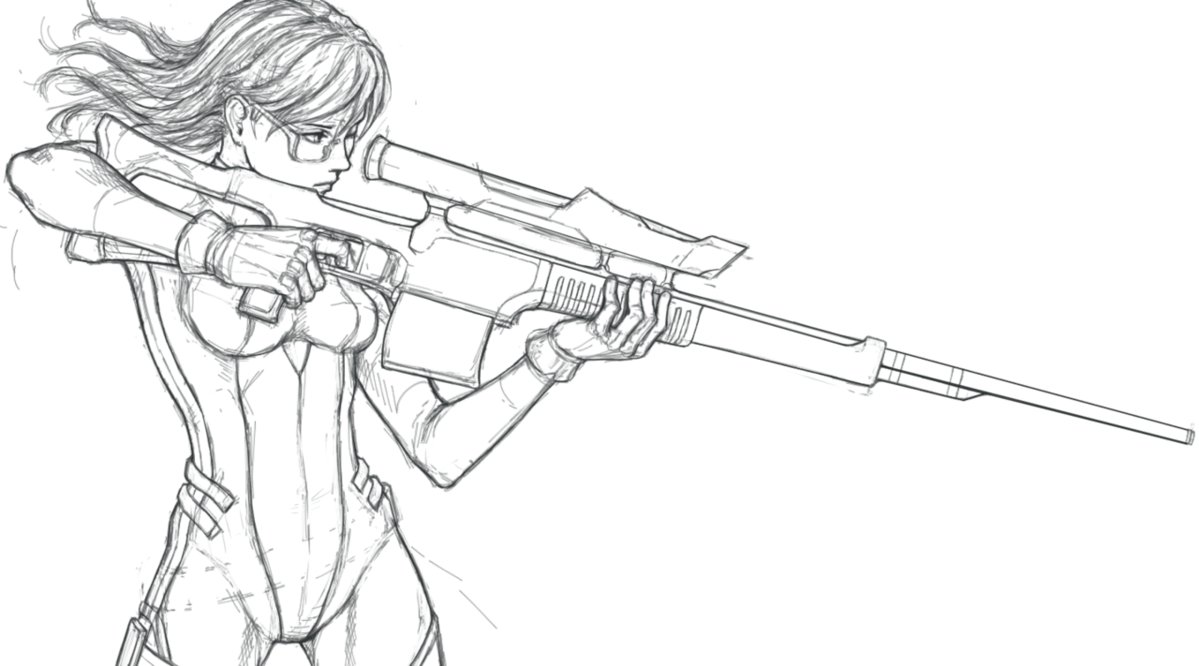 Sniper Drawing at GetDrawings Free download