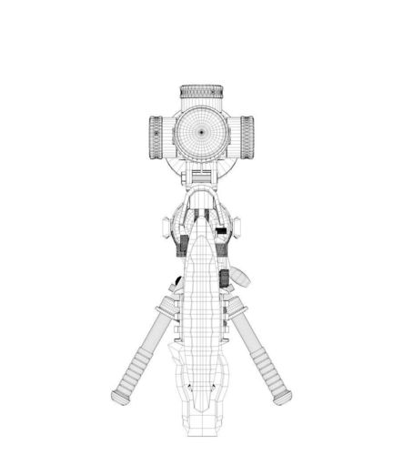 Sniper Rifle Drawing at GetDrawings | Free download